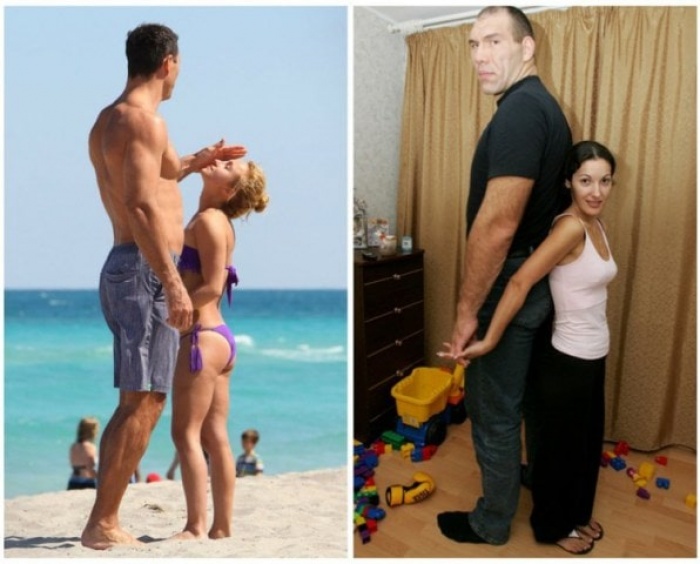 Дюймовочки и Гулливеры: сказочные пары, существующие на самом деле